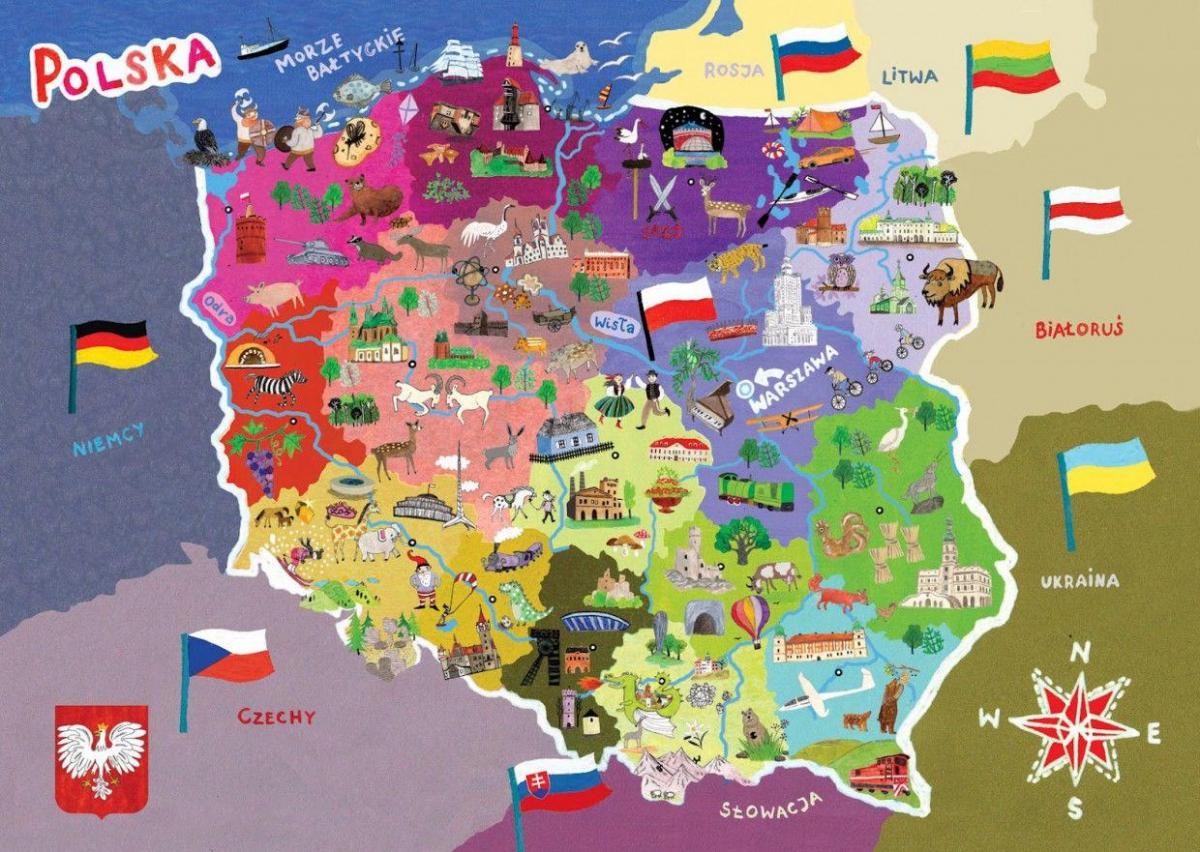 Poland travel map